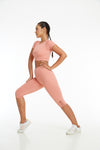 Coral ¾ leggings