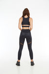 Onyx mesh leggings