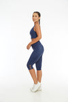 Indigo ¾ leggings