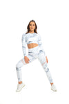 Going Marbles Long Sleeve Crop